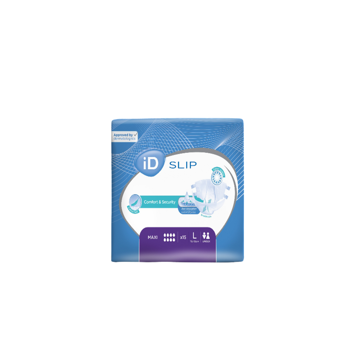 Présentation du produit ID Slip Maxi L avec le packaging