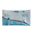 Présentation du produit Gants de toilette imprégnés Sérenity Care avec le packaging