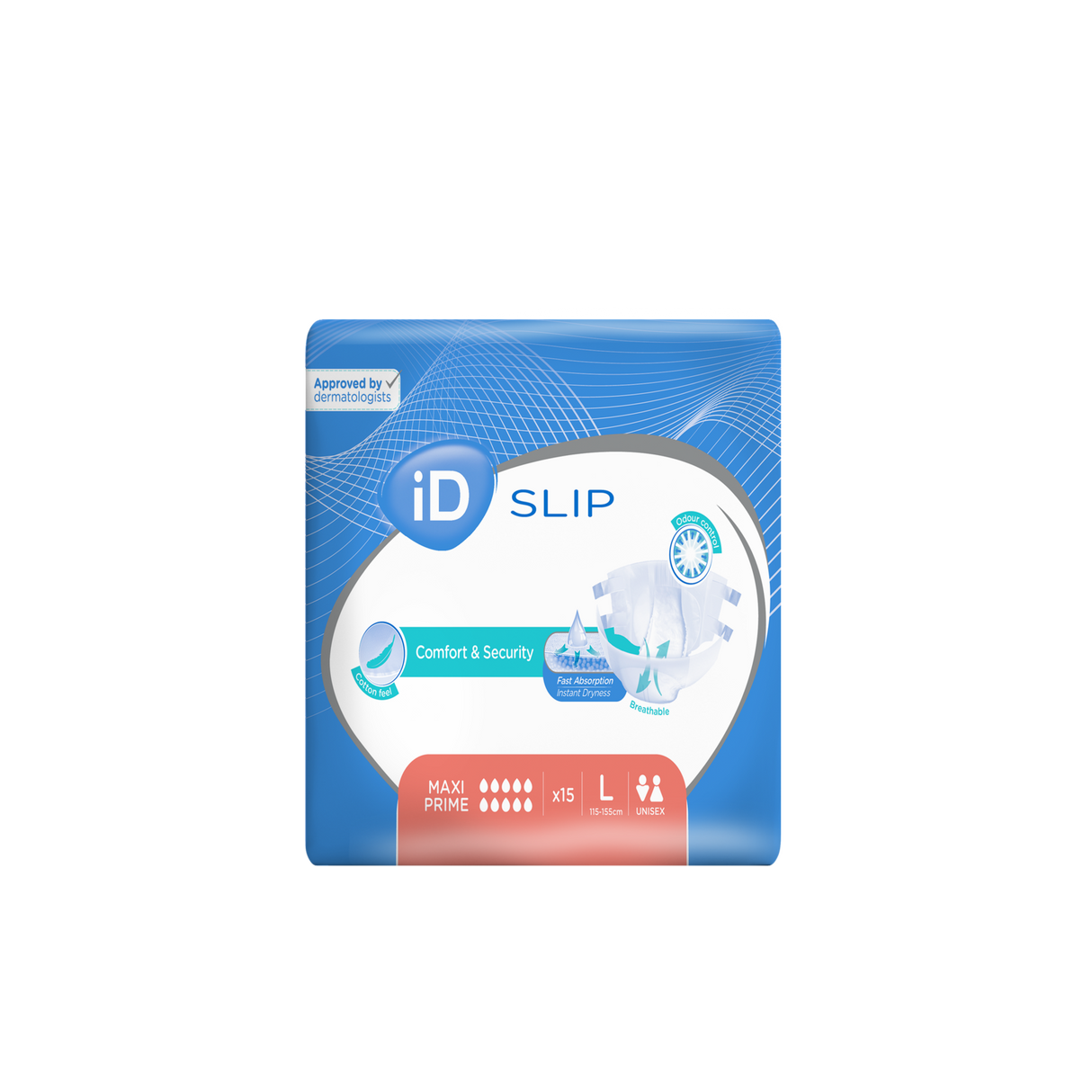 Présentation du produit ID Slip Maxi Prime L avec le packaging