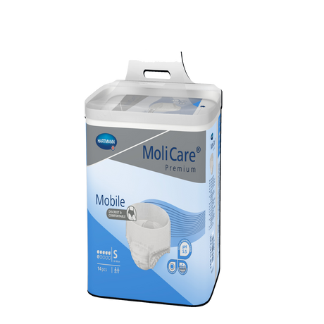 Présentation du produit MoliCare Mobile (6 gouttes) S avec le packaging