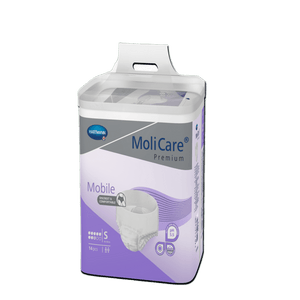 Présentation du produit MoliCare Mobile (8 gouttes) S avec le packaging