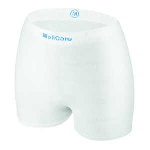 Présentation du produit Slips de maintien Molicare Fixpants M, sans le packaging N°1
