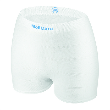 Présentation du produit Slips de maintien Molicare Fixpants M, sans le packaging N°1