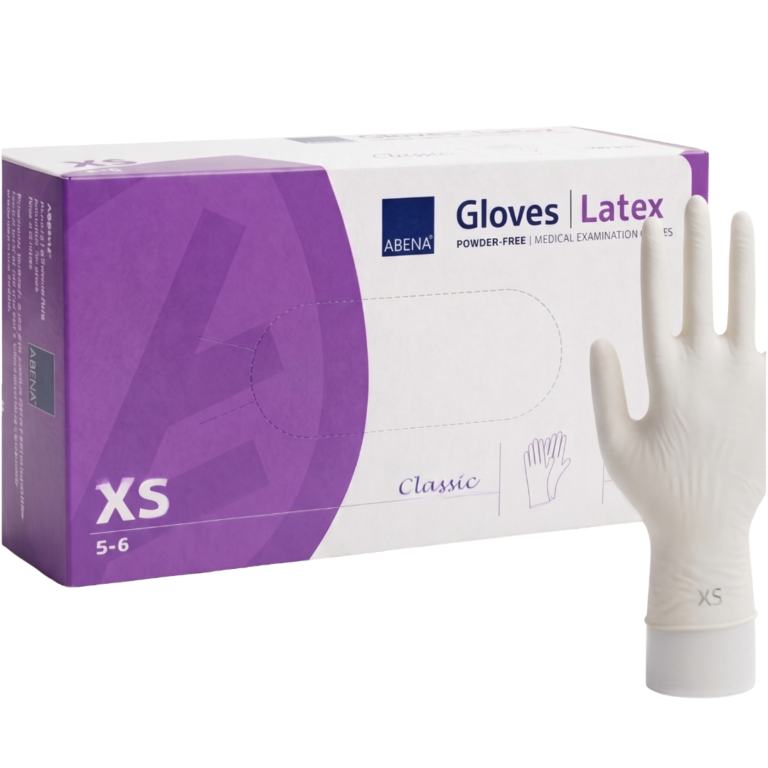 Gants Nitrile non poudrés Abena Extra-Small (taille 5/6)